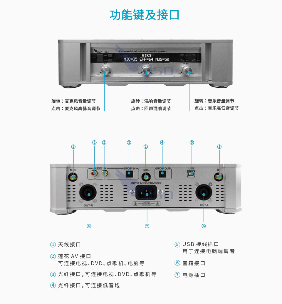 崔帕斯出品 CS-2.0（恐龙蛋）家庭多媒体卡拉OK系统