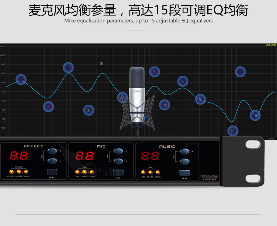 崔帕斯 SISO VS360 专业KTV效果器