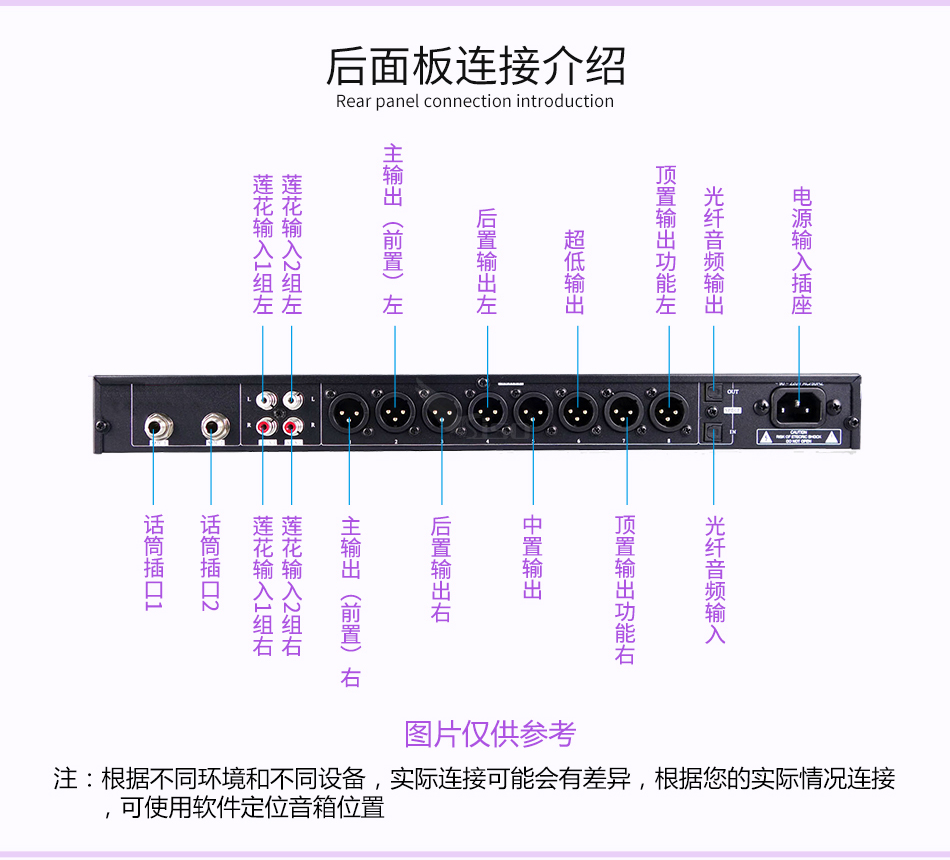 崔帕斯出品专业KTV前级效果器 SISO T1980