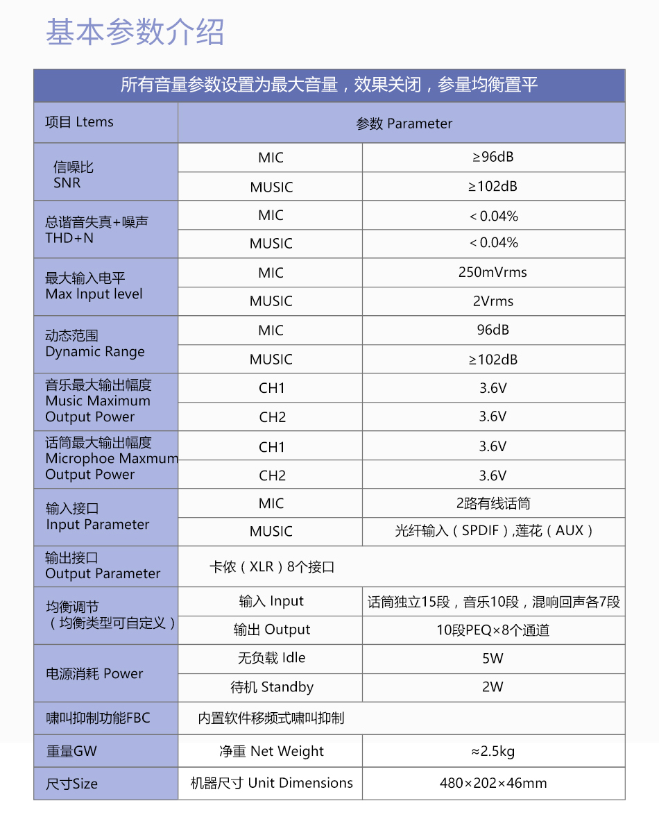 崔帕斯出品专业KTV前级效果器 SISO Q520